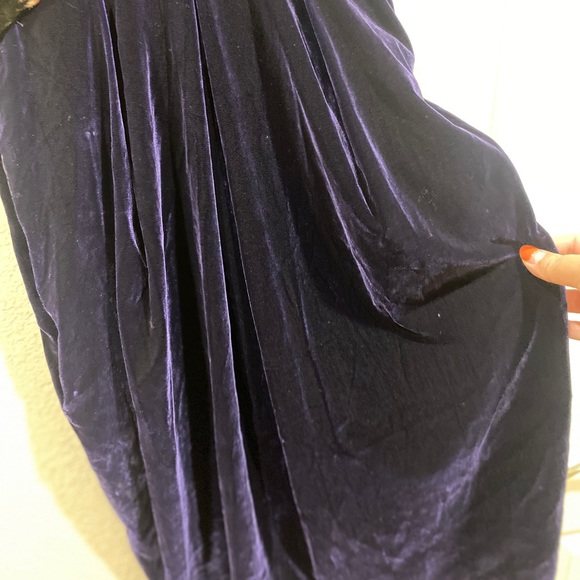 Vintage Jean Paul Gaultier Velvet Dress Size 6 - Picture 5 of 13